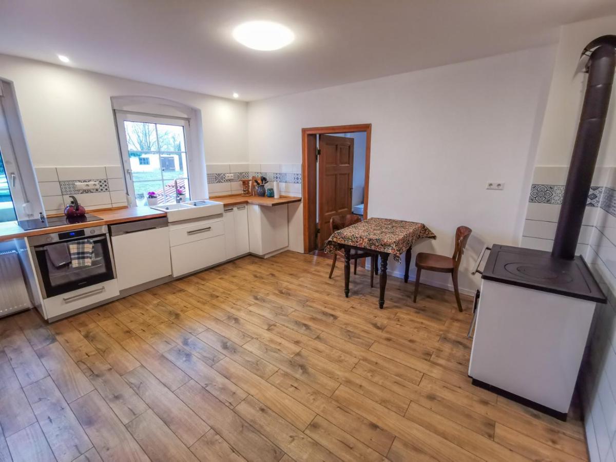 Apartment In Herrenhaus Gross Pinnow Buitenkant foto